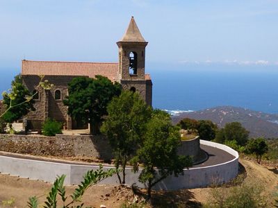 Point de vue magnifique sur le golfe d'Ajaccio depuis le village de Coti-Chiavari